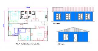75 m2 : 29.800 TL