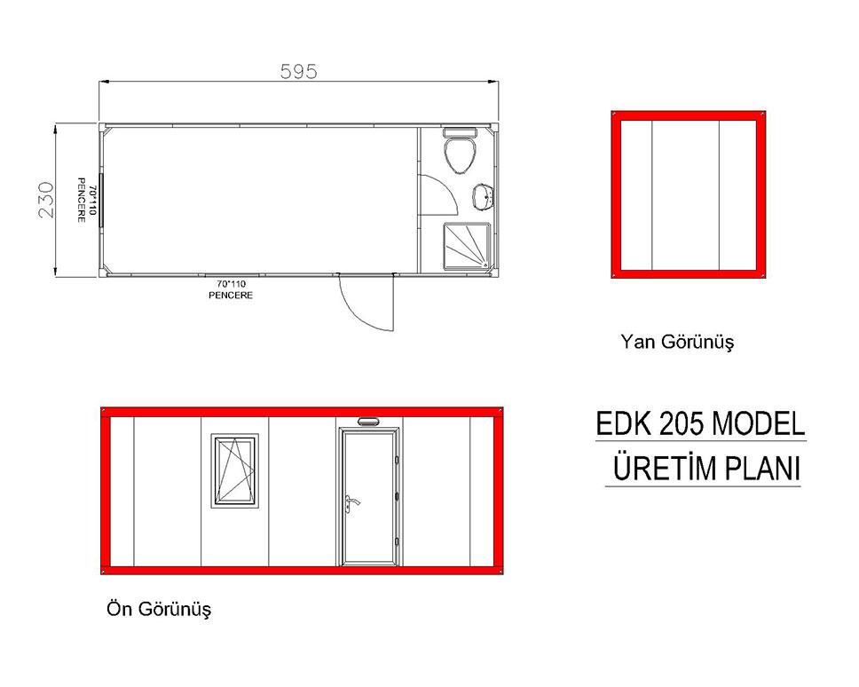 EDK-205 Konteyner