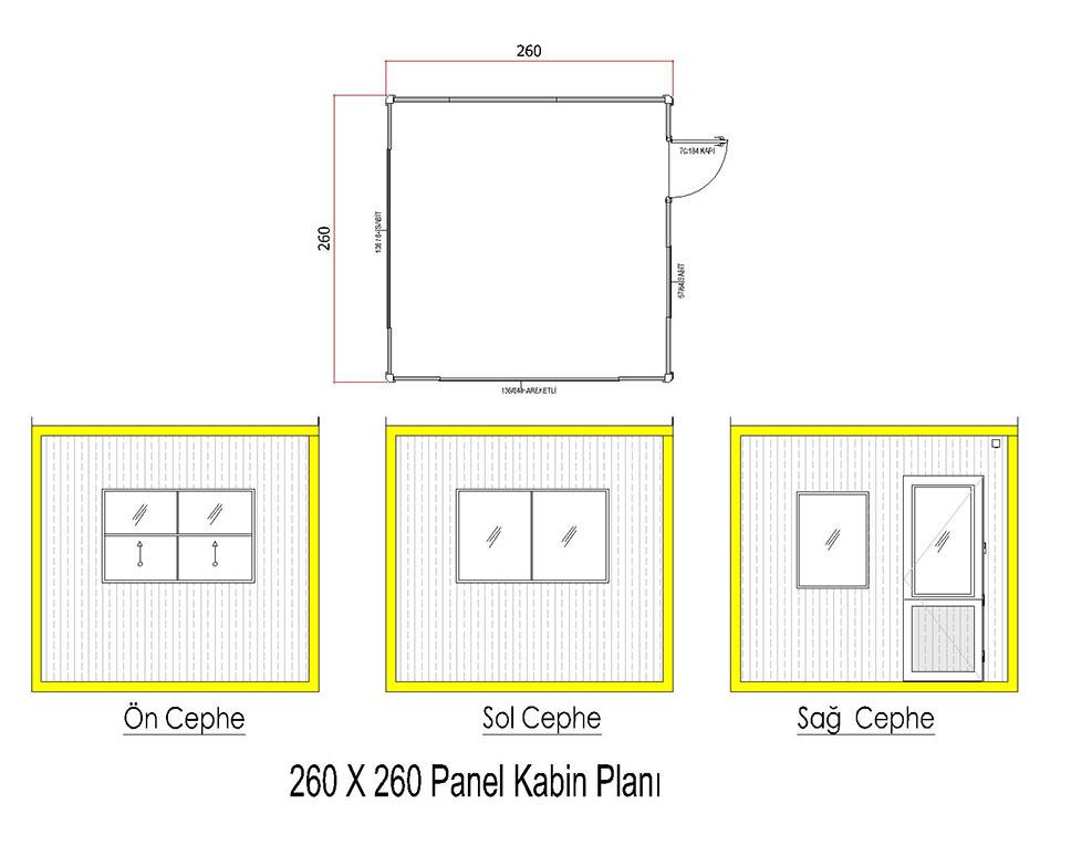 Etika Kabin 260*260