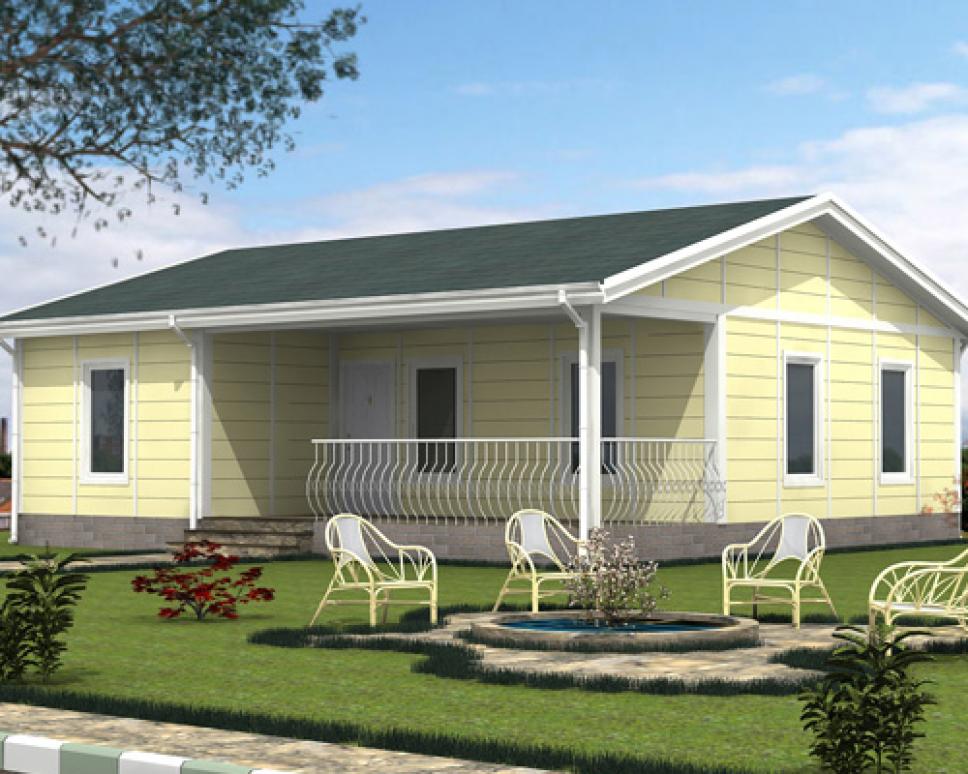 91 m2 Tek Katlı Çelik Ev Kampanyası